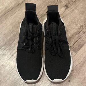 Adidas Women's Black and White Sneakers